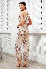 Flower Me Off Shoulder Jumpsuit