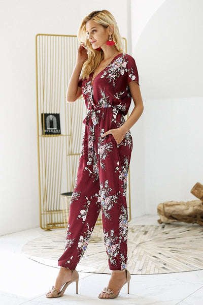 Floral BoHo Jumpsuit
