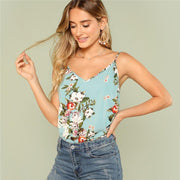 Floral Boho Flower Cami Top