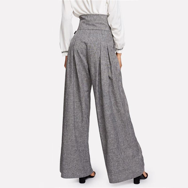Self Bet Wide Palazzo Pants