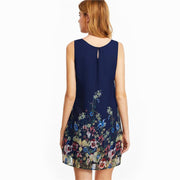 Flower Print Mini Dress