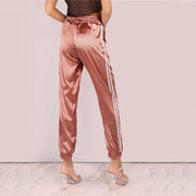 Satin Mid Waist Pants