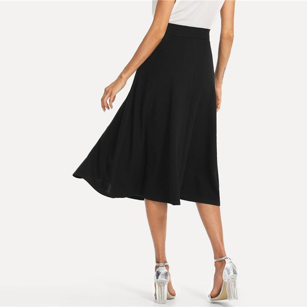 Slant Pocket Side Circle Skirt
