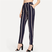 Pinstripe Casual Pants