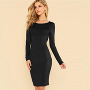 Backless Split Twist Mini Dress