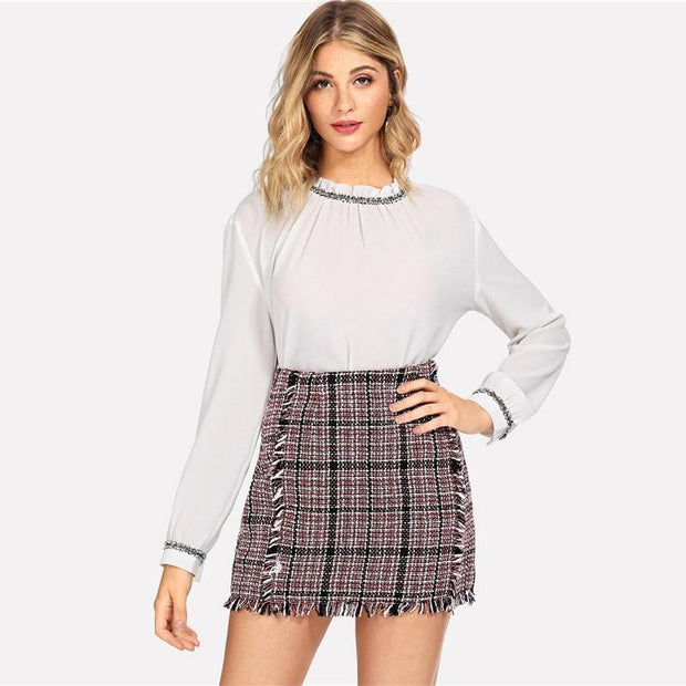 Patchwork Mini Skirt
