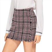 Patchwork Mini Skirt
