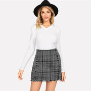 Patchwork Mini Skirt