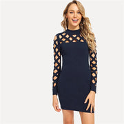 Square Cutout Mini Dress