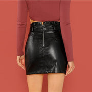 Self Adjustable Belted Skirt