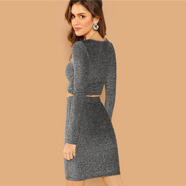 Silver Lights Two Piece Set