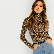 Leopard Skin Pullover Top