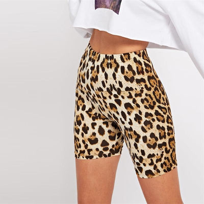 Leopard Lady Active Shorts
