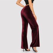 High Waist Straight Long Pants