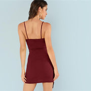 Ruched Side Hem Cami Dress