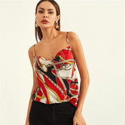 Halterneck Stretchy Tank Top