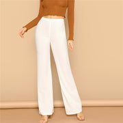 High Waist Straight Leg Pants