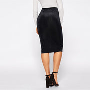 Leather Midi Skirt