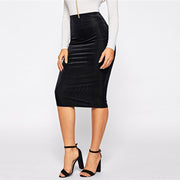 Leather Midi Skirt
