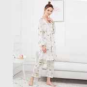 Leaf Print Cami Pajama Set
