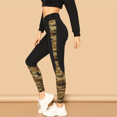 Camo Split Leggings