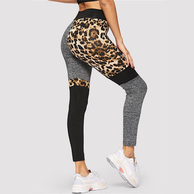 Leopard Patch Leggings