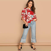 Bohemian Butterfly Floral Top