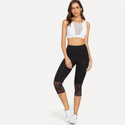 Lace Trim Short Pants