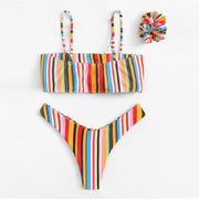 Rainbow Bandy Bikini Set