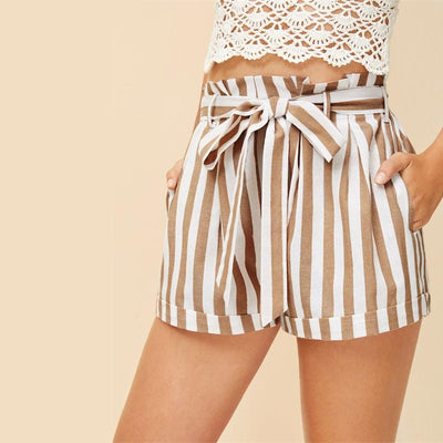 Vino Stripe Shorts