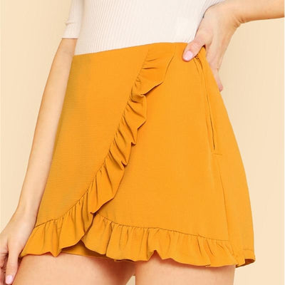 Ginger Overlap Shorts