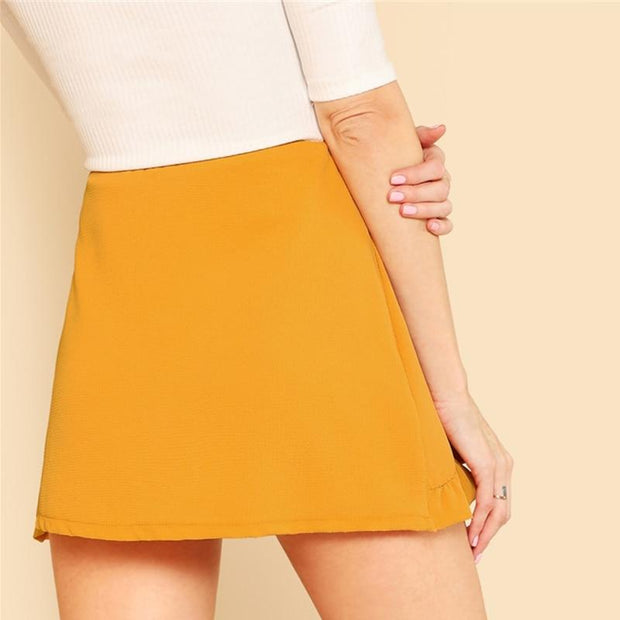 Ginger Overlap Shorts