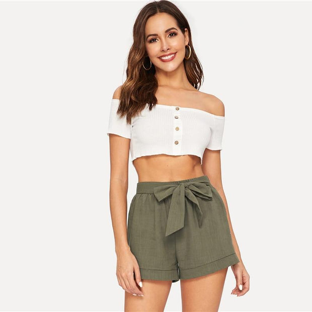 Swish Mid Tie Up Shorts