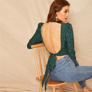 Dot To Dot Blouse Top