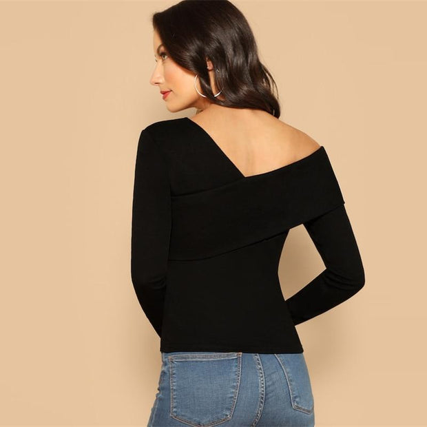 Criss Cross Off Shoulder Top