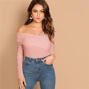 Criss Cross Off Shoulder Top