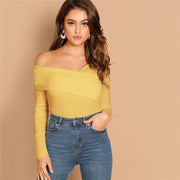 Criss Cross Off Shoulder Top