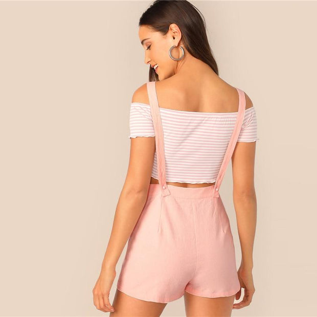 Bardot Overalls Two Piece Set